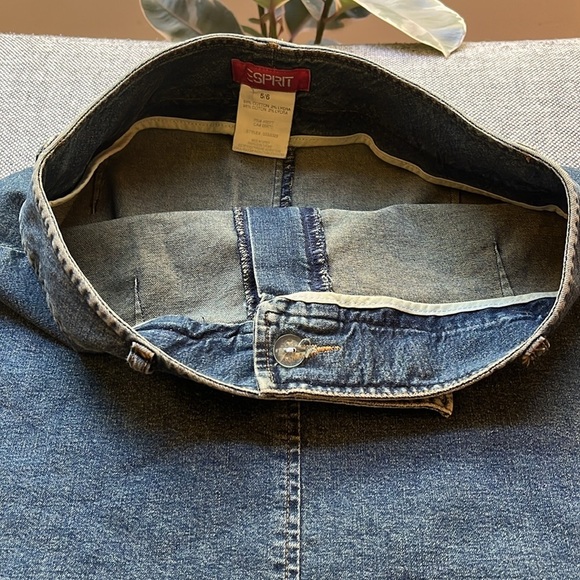 Y2K Vintage Denim Mid Rise Maxi Skirt, with belt detailing, Circa 2006 - Picture 10 of 17